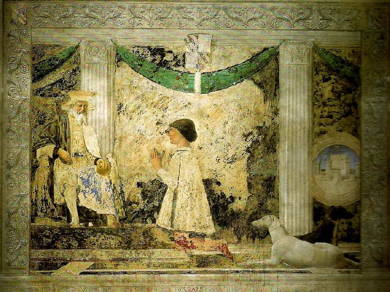 Piero della Francesca rimini, san francesco fresco and tempera china oil painting image